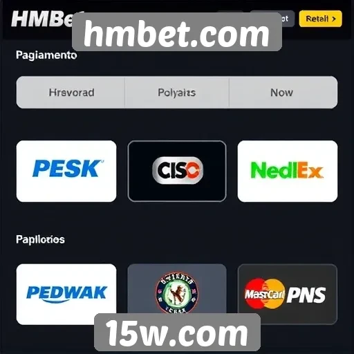 Métodos de pagamento disponíveis no HMBET.com